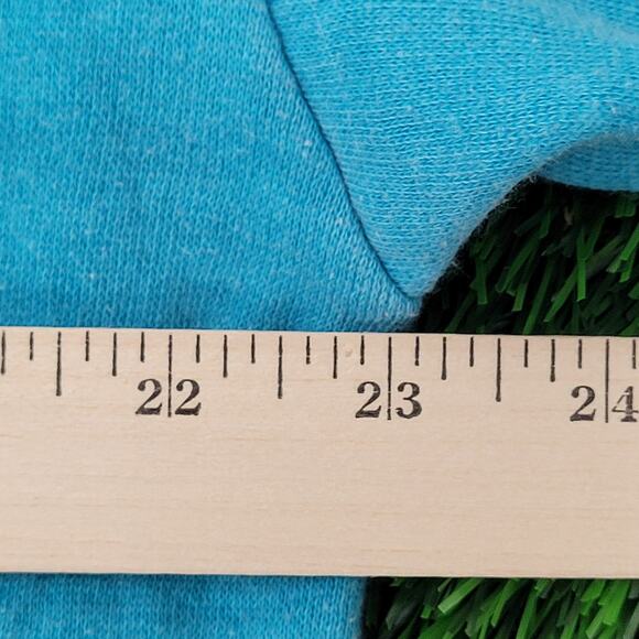 Vintage 90s MOD Aztec Sweatshirt Womens XL 23x24 Blue USA - Picture 8 of 11